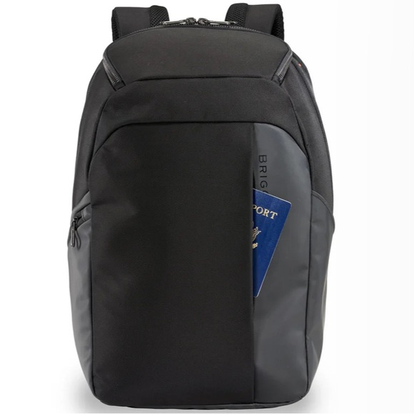 Briggs & Riley Black Cargo Backpack - Picture 4 of 14